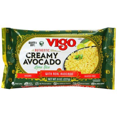 Vigo Authentic Creamy Avocado Lime Rice, Low Fat, Gluten Free (8 Ounce (Pack of 12))