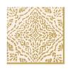 Annika Paper Luncheon Napkins in Ivory & Gold - 20 Per Package view 2