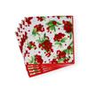 Christmas Berry Paper Dinner Napkins in Red - 20 Per Package view 2