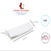 Feronia Packaging Gift Wrap Tie Boxes 14 x 4 1/2 x 3/4 Inch - 2 Pack (White) view 2