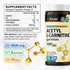 BIO KRAUTER Acetyl L Carnitine Gummies - 1500 mg Strength - 90 Vegan Chews - Amino Acid Acetyl L Carnitine Supplement - Pectin-Based, Non-GMO view 3