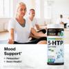 BIO KRAUTER 5 HTP Supplement Gummies - 200 mg Strength - 90 Vegan Chews - Relaxation Support 5HTP Plus L Tryptophan Supplement - Pectin Based Formula view 2
