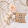 Shapenty Natural Burlap Fabric Ribbon for Wedding Party Home Decoration DIY Craft Christmas Ornaments Bows Making Gift Wrapping, 10.9 Yards of Each Roll, 4 Rolls (3/8 Inch) view 2