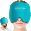 General Medi Headache & Migraine Ice Wrap Cap, Cold Therapy Migraine Relief Hat, Headache Ice Hat Cold Compress, Great for Puffy Eyes, Tension, Sinus & Stress Relief (Blue) view 1