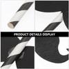 ABOOFAN 40Pcs Moustache Black Straw Drinking Straws Little Man Straw Decor for Mustache Party Baby Shower Christmas Party Supplies view 4
