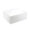 CECOBOX - Gift Boxes with Lids for Presents 13''x10.75''x5.5'' - Glossy, Collapsible Magnetic Closure Gift Box - Groomsmen & Bridesmaid Proposal Boxes, Wedding, PR, Birthdays, Holidays (White) view 2