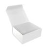 CECOBOX - Gift Boxes with Lids for Presents 13''x10.75''x5.5'' - Glossy, Collapsible Magnetic Closure Gift Box - Groomsmen & Bridesmaid Proposal Boxes, Wedding, PR, Birthdays, Holidays (White) view 4
