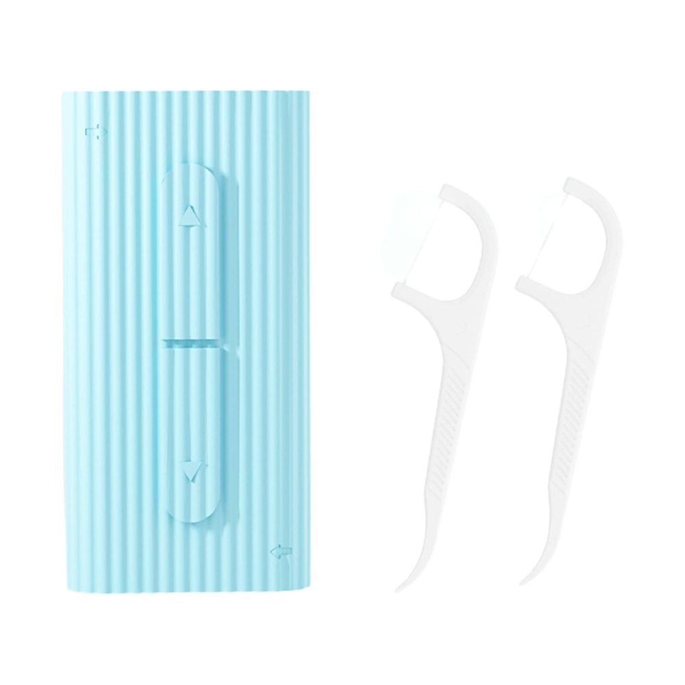 Automatic Portable Flosses Storage Case - VALINK Floss Dispenser Portable Storage Box Flossers for Adults,dental floss storage box