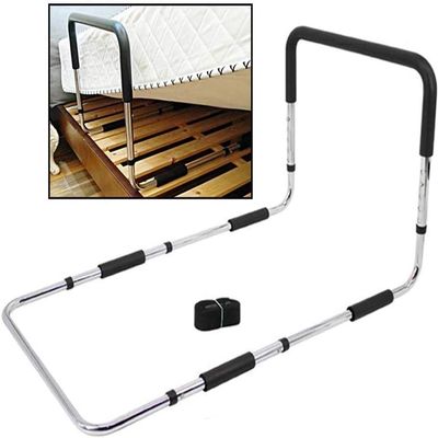 MOFOCO Bed Rail Safety Assist Handle for Seniors, Adjustable Bed Assist Rail Bedside Handrails Fence Anti-Fall Bed Rails Assist Handle for Elderly Adults