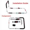 MOFOCO Bed Rail Safety Assist Handle for Seniors, Adjustable Bed Assist Rail Bedside Handrails Fence Anti-Fall Bed Rails Assist Handle for Elderly Adults view 2