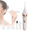 Safety Electric Cordless Vacuum Earwax Remover Ear Wax Removal Cleaner Painless Cleaning Tool Kit with LED Light Powerful Suction for Adults Kids,White view 1