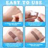 Yinder 300 Pcs Skin Tone Bandages Shade Flexible Fabric Adhesive Bandages Pack for First Aid Protect Cuts Scrapes Scratches, 2 Sizes(Colorful) view 4