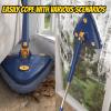 360 Rotatable Adjustable Cleaning Mop, 2022 New Telescopic Triangular Mop 360 Degrees Rotatable and Adjustable view 4