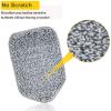 2 Pack Baseboard Brush Refill Replacement Head Scrub for Bathroom Bathtub Shower Baseboard Cleaner Fit Lalafancy Tub and Tile Scrubber Brush view 3