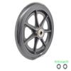 6 Inch Solid Wheel Replacement for Wheelchairs, Rollators, Walkers,Walker rollator Replacement Rear Wheel 6 inch,Applicable Models: FGA33677000, MDS808200F3B, 4250-CB, 4350-BW, etc.(1Ea,Black) view 3