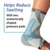 Actimove Professional Line TaloMotion Ankle Support for Ankle Sprains, Swelling, Chronic Ankle Instability  Left Wear  White, Large view 4