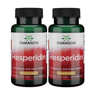 Swanson Hesperidin 500 Milligrams 60 Capsules (2 Pack)