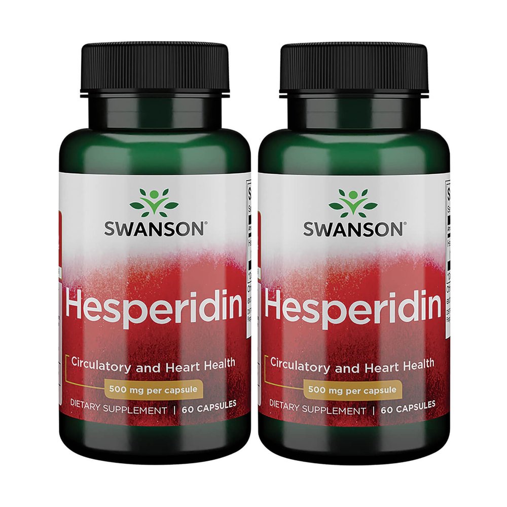 Swanson Hesperidin 500 Milligrams 60 Capsules (2 Pack)