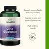 Swanson Zinc Gluconate - Mineral Supplement Promoting Prostate Health, Vision Health, & Immune Support - Gluconate Form for Optimal Absorption - (250 Capsules, 50mg Each) (2 Pack) view 4