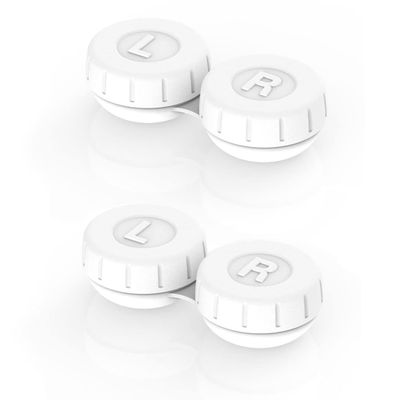 Vastsoon Pack of 2, Contact Lens Cleaner Accessories,Portable Contact Lens Case Replacement