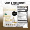 Oat Milk Powder 7oz - Natural and Plant Based Milk with a Clean Formula - Gluten-Free, Vegan, USDA Organic Certified, Non-GMO, Dairy Free, and Lactose Free Milk Powder with No Refrigeration Required view 2