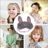 SHERCHPRY Cute Plush Rabbit Eye Cover Sleep Mask Soft Elastic Eye Shade for Adults Breathable Lightweight Design for Restful Sleep Girls and Travel view 3