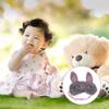SHERCHPRY Cute Plush Rabbit Eye Cover Sleep Mask Soft Elastic Eye Shade for Adults Breathable Lightweight Design for Restful Sleep Girls and Travel view 4