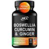 Boswellia Curcumin Ginger Extracts Supplement  Strong 95% Curcuminoids Natural Support Pills for Mobility & Flexibility  Extra Strength Boswelia with Turmeric Curcumin Organic Ginger Supplement view 1