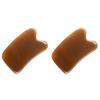 FOMIYES 2pcs Horn Scraping Plate for Muscle Relief Smooth Edges Gua Tool for Body Massage and Circulation Thick Scraper Board for Back Neck and Limbs view 1