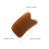 FOMIYES 2pcs Horn Scraping Plate for Muscle Relief Smooth Edges Gua Tool for Body Massage and Circulation Thick Scraper Board for Back Neck and Limbs view 3