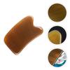 FOMIYES 2pcs Horn Scraping Plate for Muscle Relief Smooth Edges Gua Tool for Body Massage and Circulation Thick Scraper Board for Back Neck and Limbs view 4