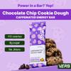 Verb Caffeinated Energy Bars Chocolate Chip Cookie Dough (26g, Pack of 16) 110-Calorie Delicious Energy Bar, Gluten Free On-the Go Snack with 80mg Green Tea Caffeine, Only Real-Food Ingredients view 3