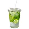 EcoQuality Clear Plastic Disposable Cups with Lids and Straws 150 count - 32 oz (ounces) Clear PET Cup for Smoothies, Protein Shakes, Bubble Tea, Iced Coffee, Boba, Fresh Juice, Meal Prep, Party Cup view 3