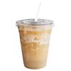 EcoQuality Clear Plastic Disposable Cups with Lids and Straws 300 count - 24 oz (ounces) Clear PET Cup for Smoothies, Protein Shakes, Bubble Tea, Iced Coffee, Boba, Fresh Juice, Meal Prep, Party Cup view 3