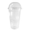 24 oz Cups, 600 Pack | Iced Coffee Go Cups and Dome Lids | Cold Smoothie | Plastic Cups with Dome Lids | Clear Plastic Disposable Pet Cup | Ideal for Coffee, Parfait, Juice, Soda, Cocktail, Party Cups view 2