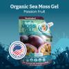 Yemay Organic Sea Moss Gel Organic Raw | Wildcrafted Sea Moss Gel Enhanced with Real Fruit, Boost Immunity, Energy, Digestion, Hair, Skin & Nails - 16 oz, Passionfruit Flavor view 2