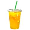 Clear Plastic Disposable Cups with Lids and Smoothie Straws 400 count - 14 oz (ounces) Clear PET Cup for Smoothies, Protein Shakes, Bubble Tea, Iced Coffee, Boba, Fresh Juice, Meal Prep, Party Cup view 3