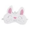 1pc Plush Rabbit Eye Mask Travel Eye Shade Cartoon Cover Plush Cover Sleep Blindfold Blindfold Patch Child White Animal view 1