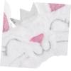 1pc Plush Rabbit Eye Mask Travel Eye Shade Cartoon Cover Plush Cover Sleep Blindfold Blindfold Patch Child White Animal view 3