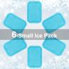 Reusable Small Ice Packs - Hot & Cold Mini Gel Cold Packs for Injuries, Sinus Relief, Tired Eyes, Headaches, First Aid, Pain Relief, Wisdom Teeth, Face - 6 Packs view 3