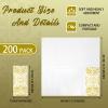 200 Pcs Bathroom Paper Towels for Guests Gold Baroque Guest Napkins 2 Ply Disposable Paper Hand Towels Elegant Napkin for Holiday Wedding Dinner Party view 3