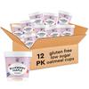 Mylk Labs Blueberry Maple Protein Oatmeal Cups, Whole Grain, Low Sugar, High Fiber Breakfast with Superfoods, Quick & Easy, On the Go, Instant Oatmeal, Rolled Oats, Gluten Free, Vegan, Nut Free, 12 Pack view 1