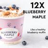 Mylk Labs Blueberry Maple Protein Oatmeal Cups, Whole Grain, Low Sugar, High Fiber Breakfast with Superfoods, Quick & Easy, On the Go, Instant Oatmeal, Rolled Oats, Gluten Free, Vegan, Nut Free, 12 Pack view 3