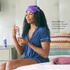 ASUTRA Silk Eye Pillow for Sleep, Purple - Filled w/Lavender Buds & Flax Seeds, Weighted Eye Mask, Meditation & Light Blocking Blindfold, Cooling Gel Mask Included view 4