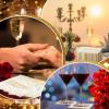 Spiareal 120 Pcs Wedding Anniversary Gold Paper Cocktail Napkins 2 Ply Disposable Beverage Dessert Napkins for Wedding Bridal Party(Happy Anniversary) view 4