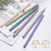 100 Pcs Jumbo Smoothie Straws, Disposable Wide Plastic Drinking Straws, Colorful Plastic Straws for Milkshakes, Smoothies, Boba, Bubble Tea, Ice Coffee - 8.5"L, 0.4" D view 3