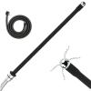 Silicone Nozzle Enema ASilicone Nozzle Enema Attachment Reusable Douche Black Hose Nozzle (59.05 in) view 1