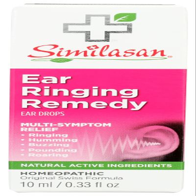 Similasan Ear Ringing Remedy Ear Drops, Natural, 0.33 Fluid Ounce