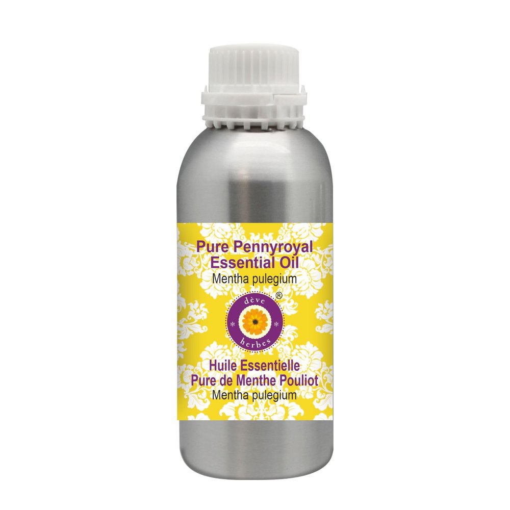 Deve Herbes Pure Pennyroyal Essential Oil (Mentha pulegium) Steam Distilled 300ml (10 oz)