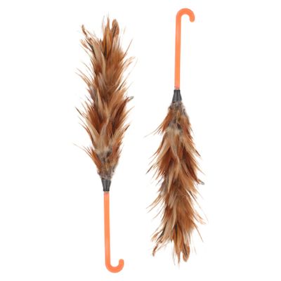 Cabilock Window Cleaner Bamboo Blinds Duster 2pcs Handheld Fluffy Duster Chicken Hand Duster Car Cleaning Duster for Blinds Kitchen Keyboard Office Window Cleaner Bamboo